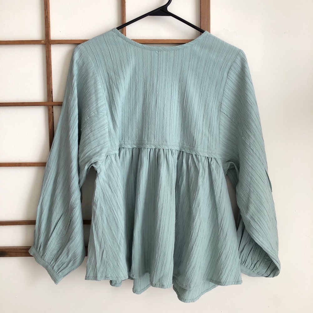 Babydoll blouse from Anthropologie by Ro & De.